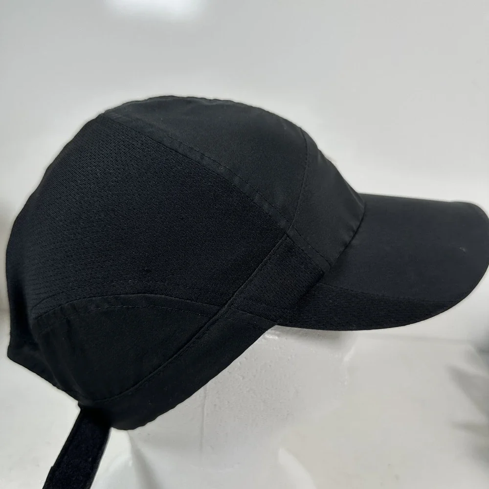 Nike Hat Cap Womens Black 7 Panel Featherlight‎ Tennis Running Pickleball